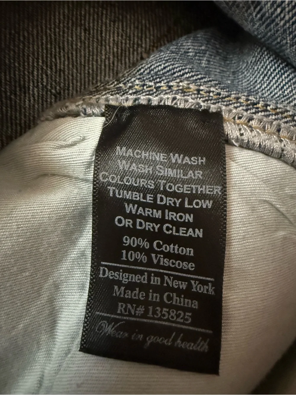 No.6 Store Erik Jean in Mid Blue Size 28 - Picture 10 of 10